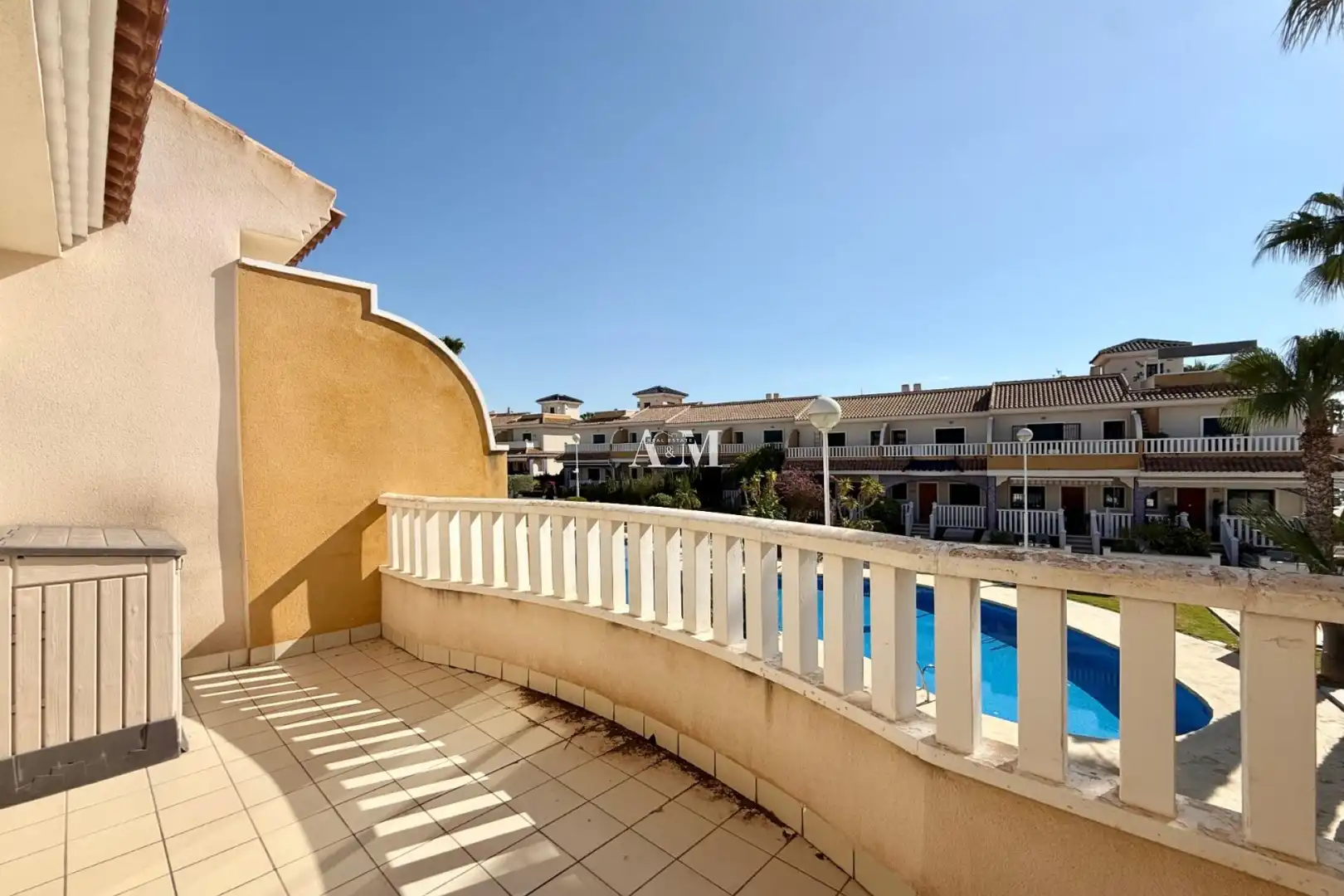 Terraza de Casa adosada de alquiler en Rojales con Aire acondicionado, Calefacción y Jardín privado