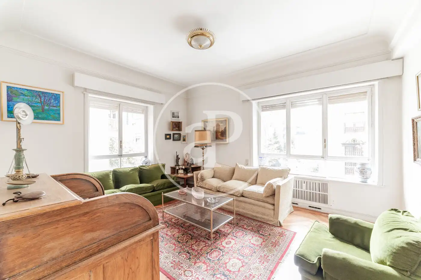 Sala de estar de Piso en venta en Madrid con Calefacción, Terraza y Trastero