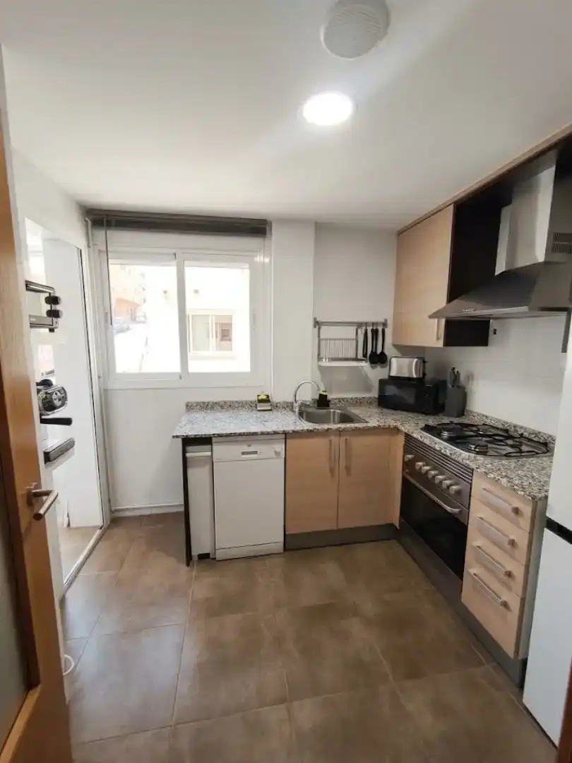 Kitchen of Flat for rent in Almansa  with Furnished, Oven and Washing machine