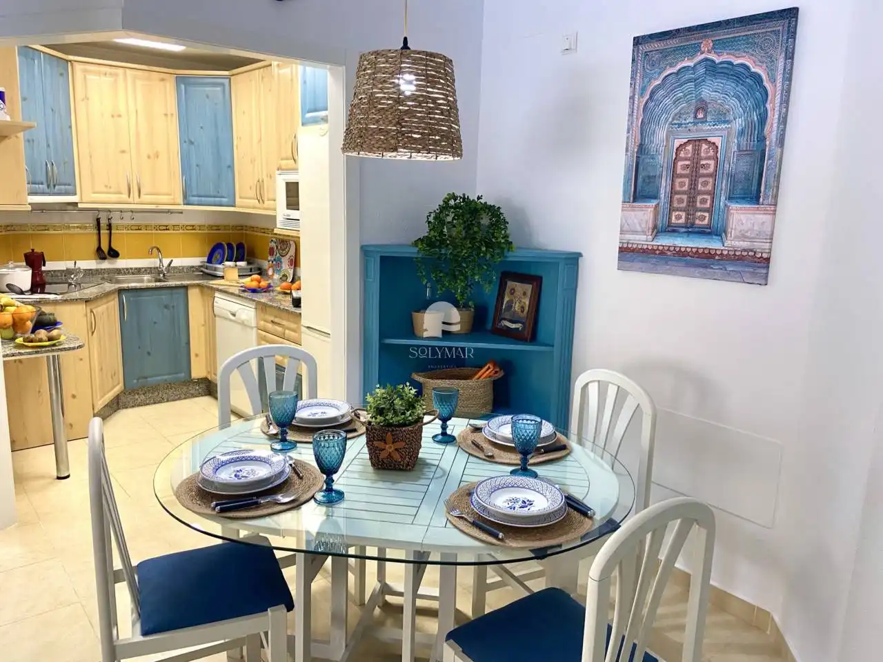 Esszimmer von Wohnung zur Miete in Vélez-Málaga mit Klimaanlage, Terrasse und Möbliert