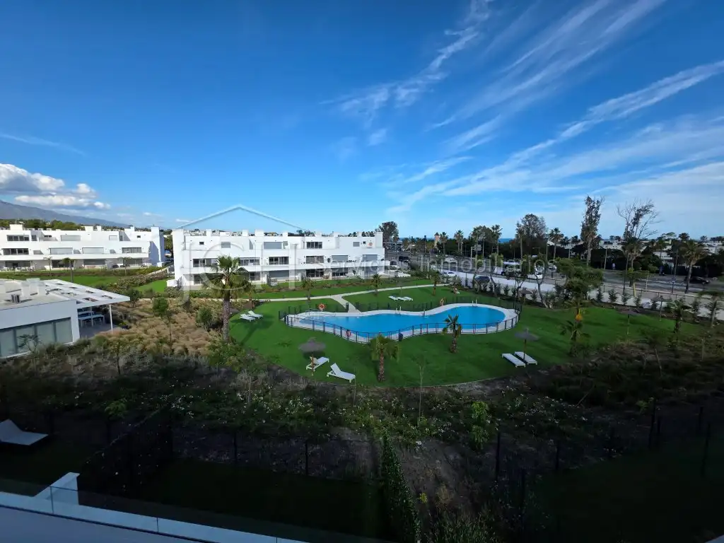 Jardín de Ático de alquiler en Estepona con Amueblado