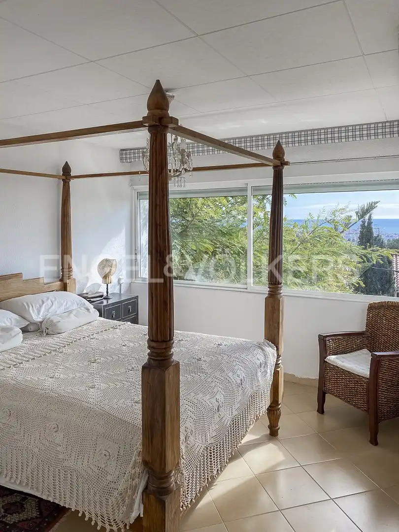 Habitación de Casa adosada de alquiler en Sitges con Calefacción, Jardín privado y Terraza