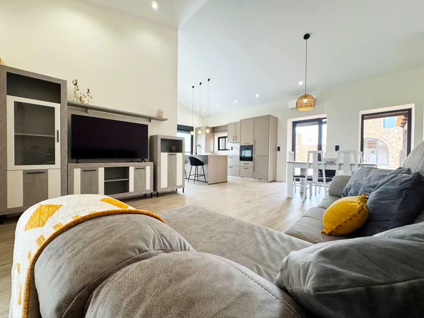 Sala de estar de Finca rústica en venta en San Javier con Aire acondicionado, Calefacción y Jardín privado