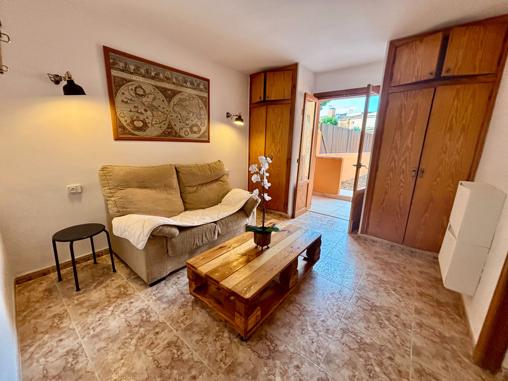 Living room of House or chalet to rent in Alcúdia  with Air Conditioner, Terrace and Furnished