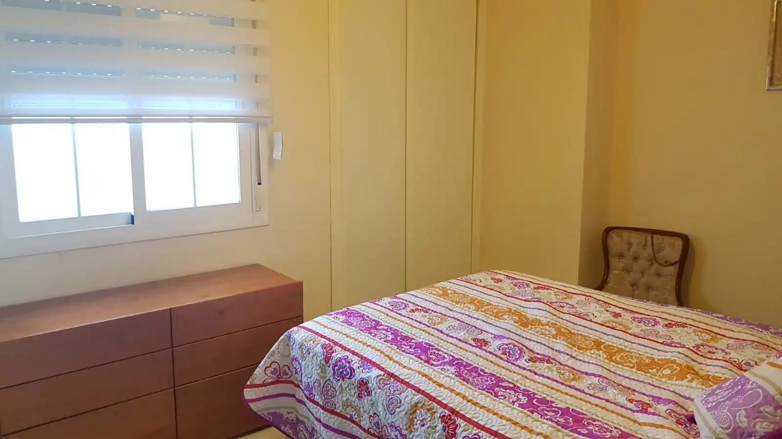 Bedroom of Apartments for rent in Málaga  with Air Conditioner, Furnished and Washing machine