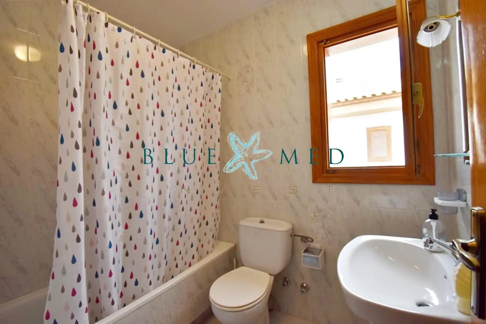 Baño de Dúplex en venta en Mazarrón con Jardín privado, Terraza y Amueblado
