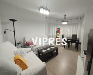 Living room of Flat for sale in Cáceres Capital  with Air Conditioner, Heating and Furnished