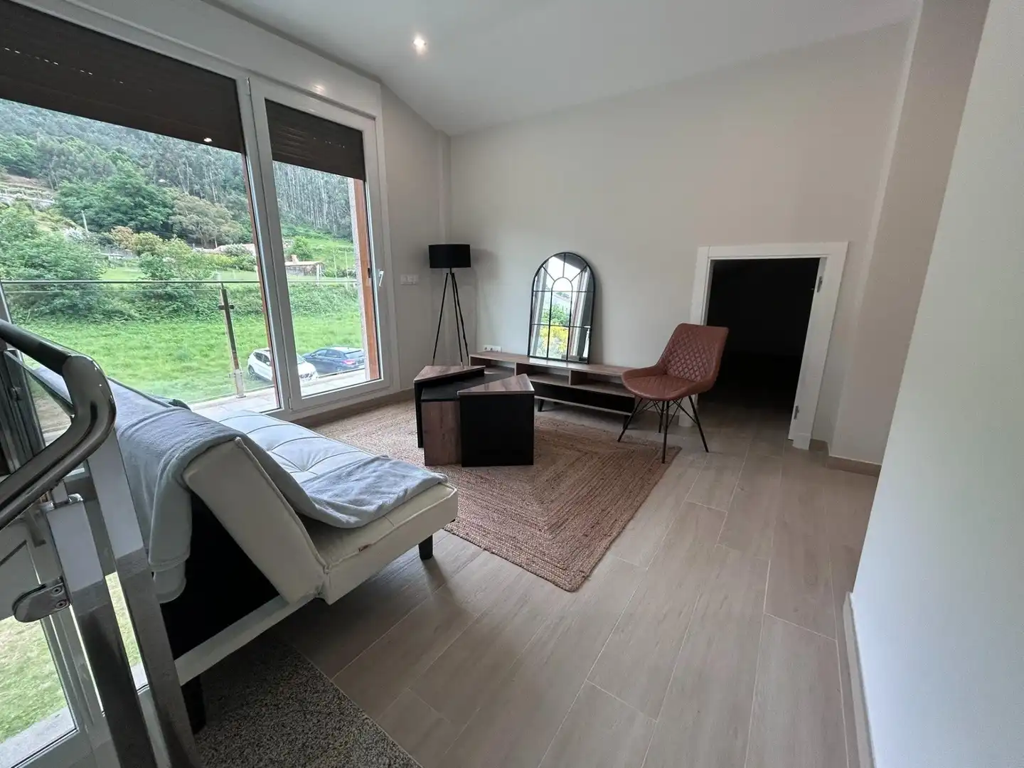 Sala de estar de Casa o chalet en venta en Meis con Aire acondicionado, Calefacción y Terraza