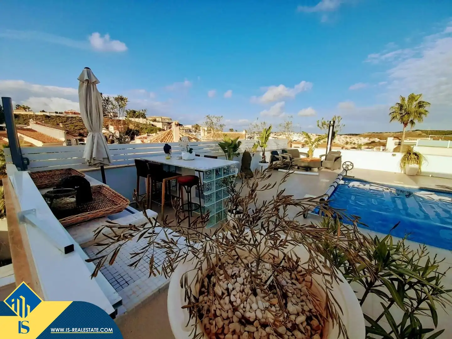 Terrassa de Casa o xalet en venda en Rojales amb Jardí privat, Terrassa i Piscina