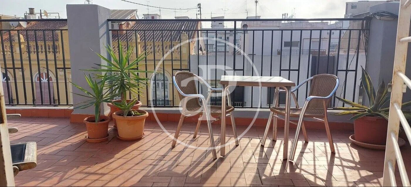 Terrassa de Loft de lloguer en  Valencia Capital amb Aire condicionat, Calefacció i Terrassa