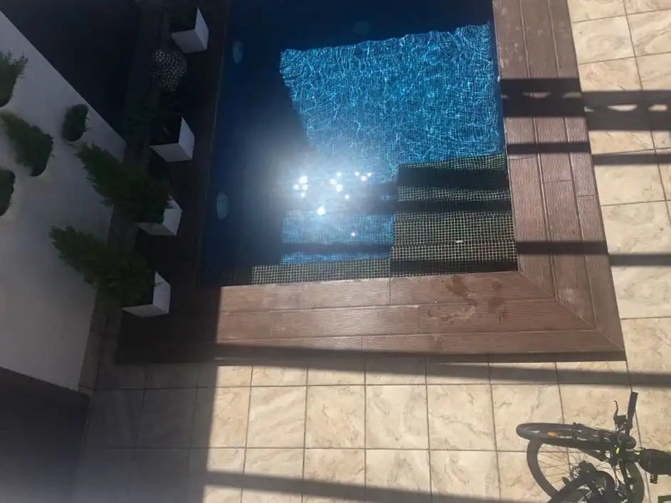 Piscina de Casa o xalet de lloguer en Pilar de la Horadada amb Aire condicionat, Calefacció i Jardí privat