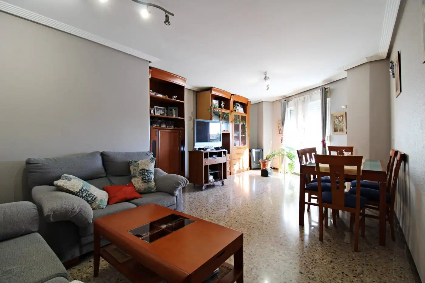 Sala d'estar de Pis en venda en Elche / Elx amb Aire condicionat i Calefacció