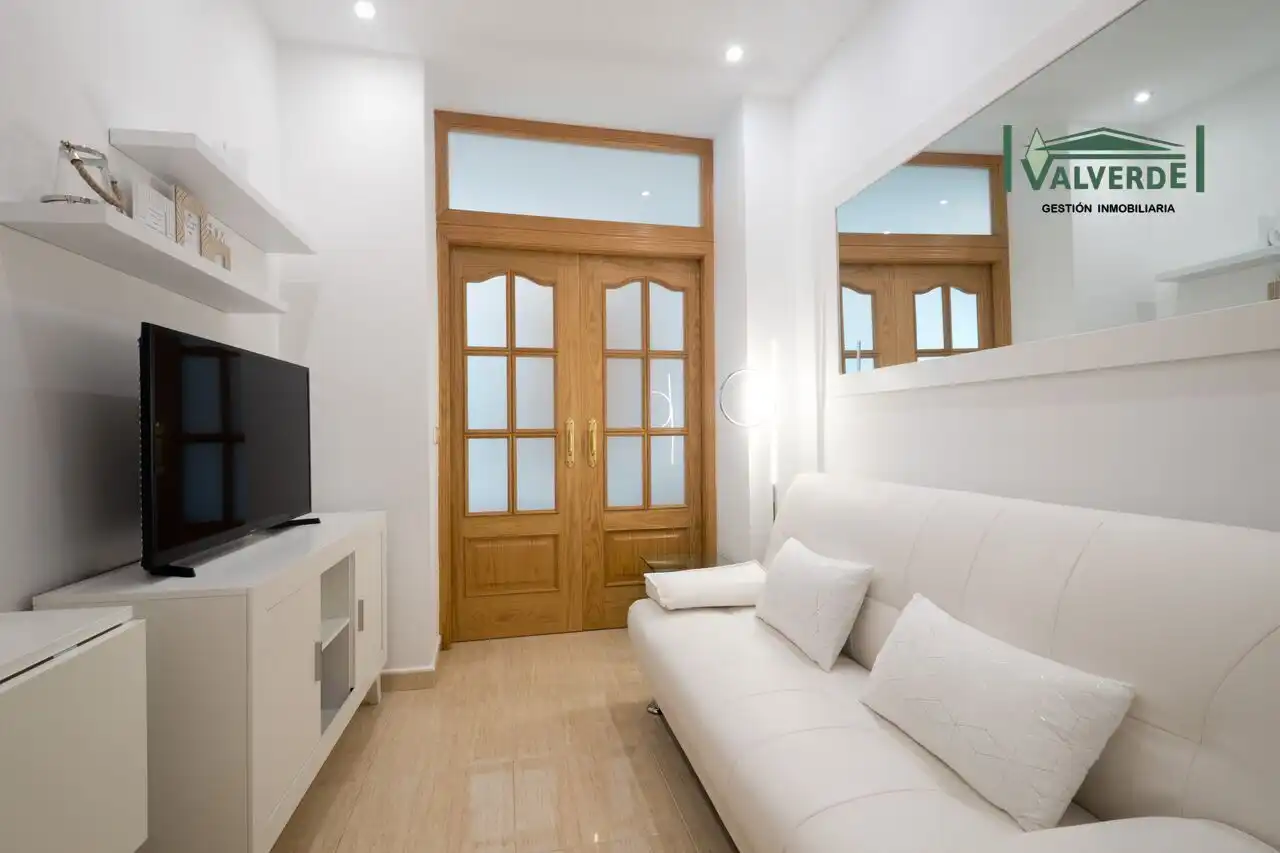 Sala d'estar de Apartament de lloguer en Granada amb Aire condicionat, Calefacció i Moblat