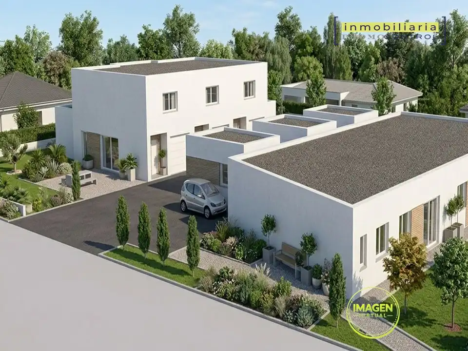 Exterior view of Detached homes for sale in Zuera  with Air Conditioner, Heating and Private garden