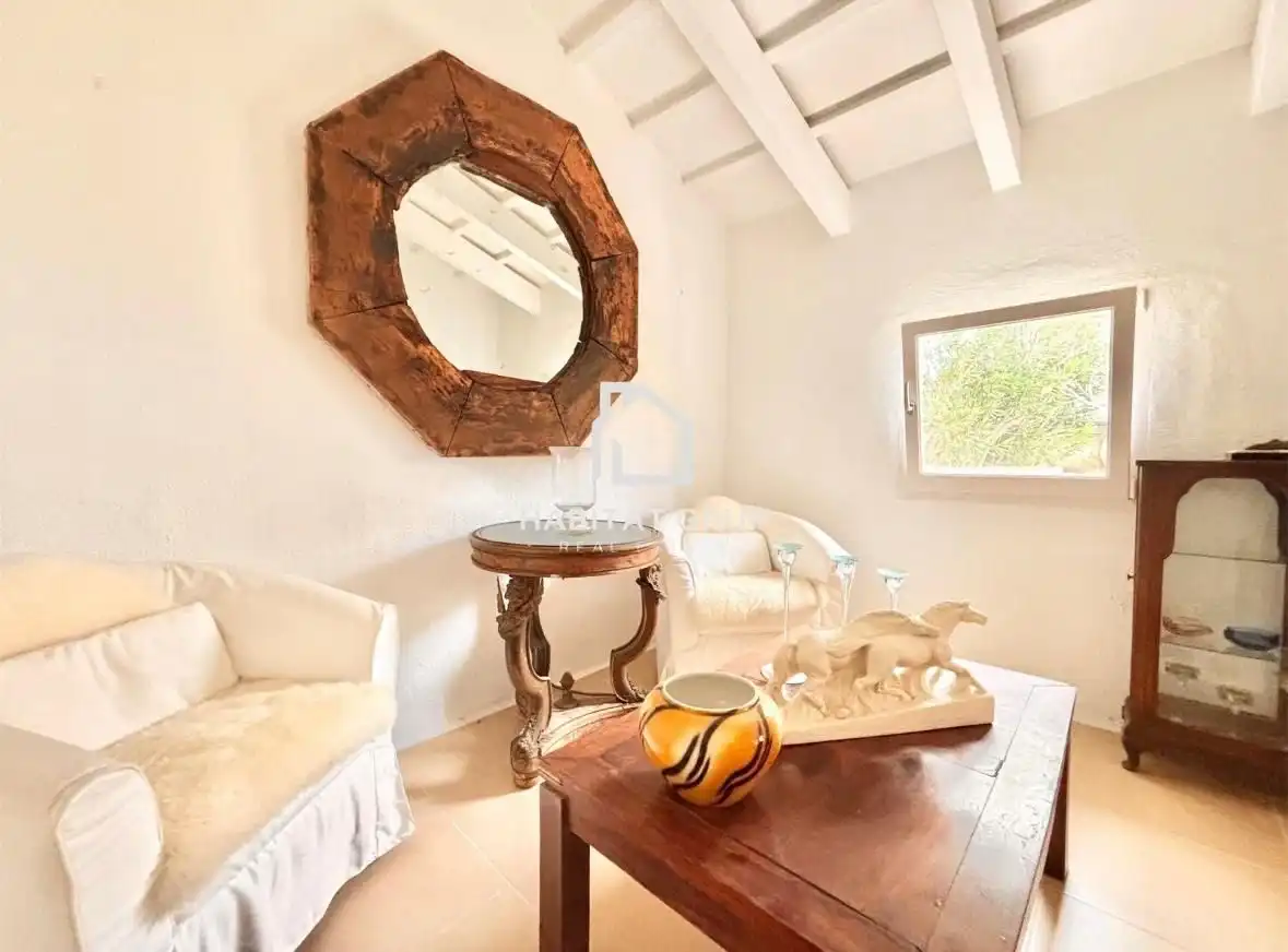 Wohnzimmer von Haus oder Chalet zum Verkauf in Sant Lluís mit Klimaanlage, Heizung und Privatgarten