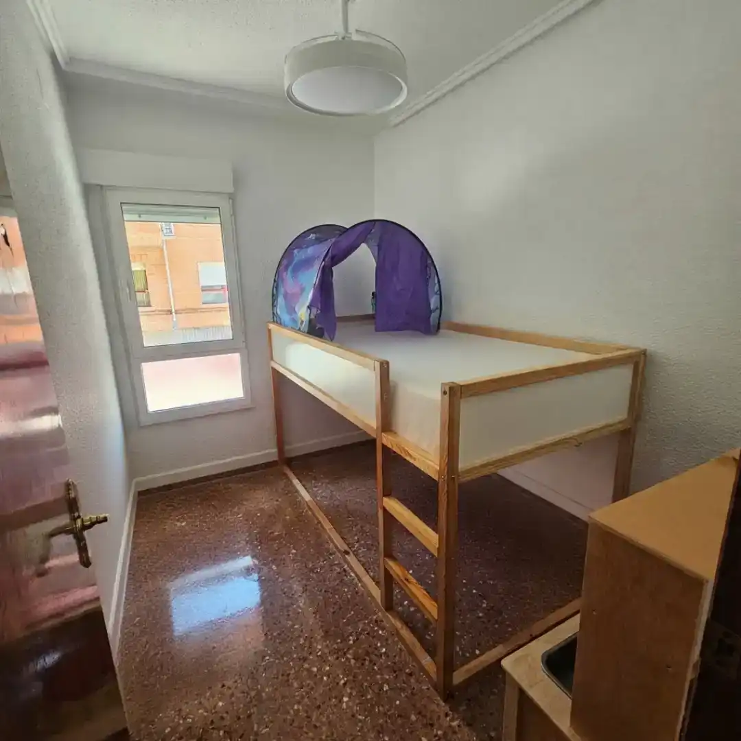Bedroom of Flat for sale in Elda  with Air Conditioner, Storage room and Furnished