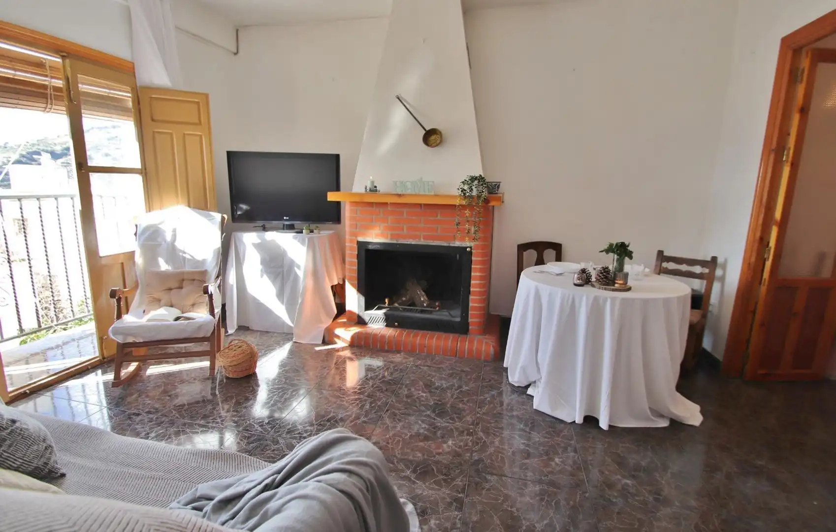 Wohnzimmer von Haus oder Chalet zum Verkauf in Nevada mit Terrasse und Balkon