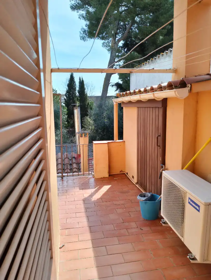 Terrassa de Casa o xalet en venda en Santa Coloma de Farners amb Calefacció, Traster i Forn