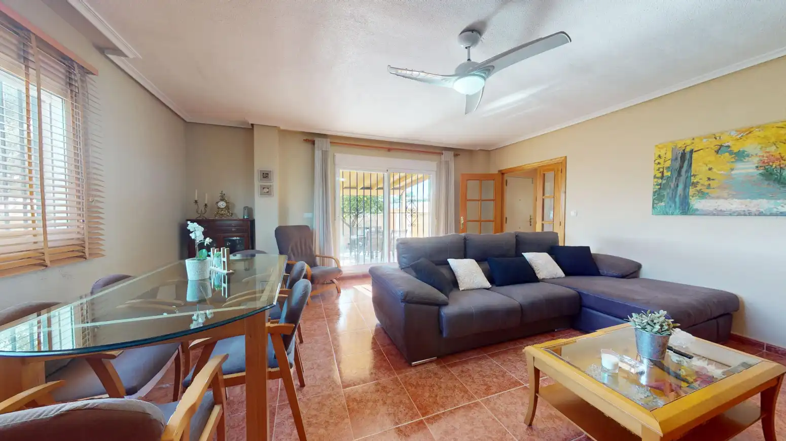 Sala de estar de Casa o chalet en venta en Mutxamel con Jardín privado y Terraza