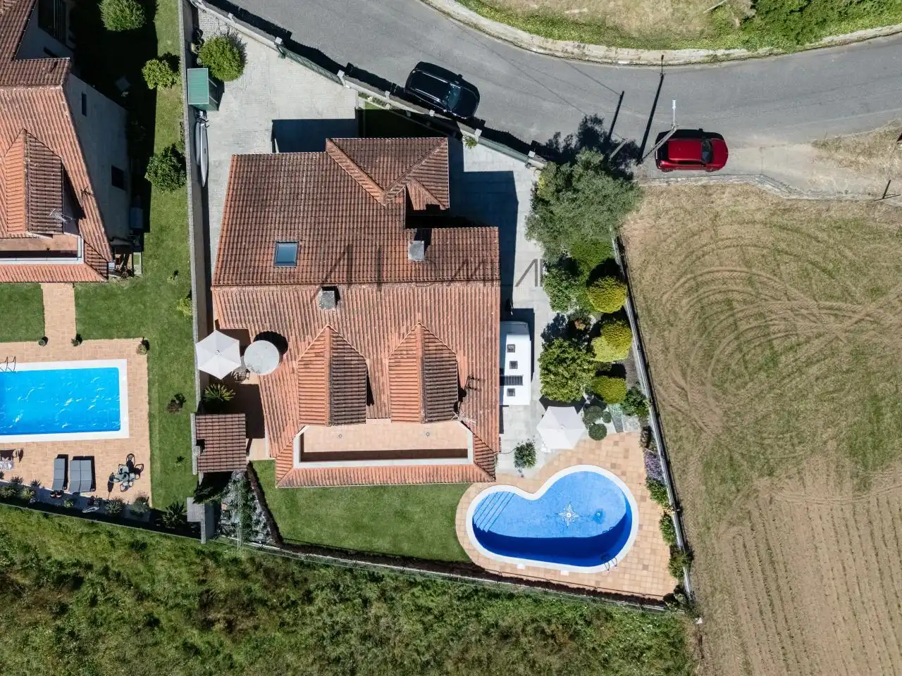 Piscina de Casa o xalet en venda en Tomiño amb Calefacció, Jardí privat i Terrassa