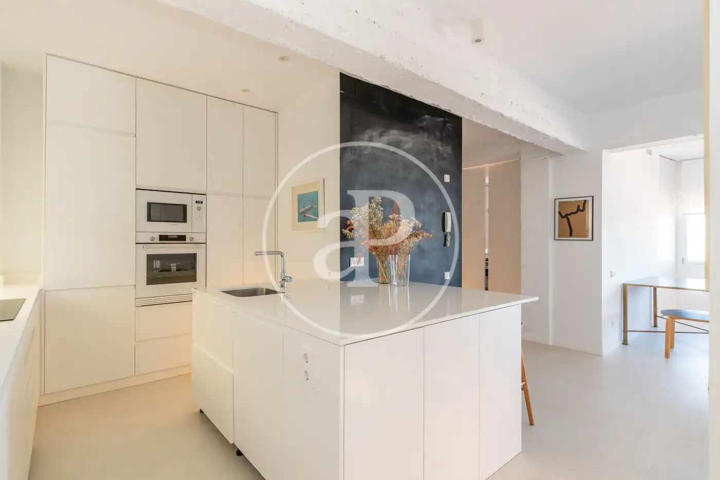 Küche von Wohnung zur Miete in Madrid mit Klimaanlage, Heizung und Terrasse