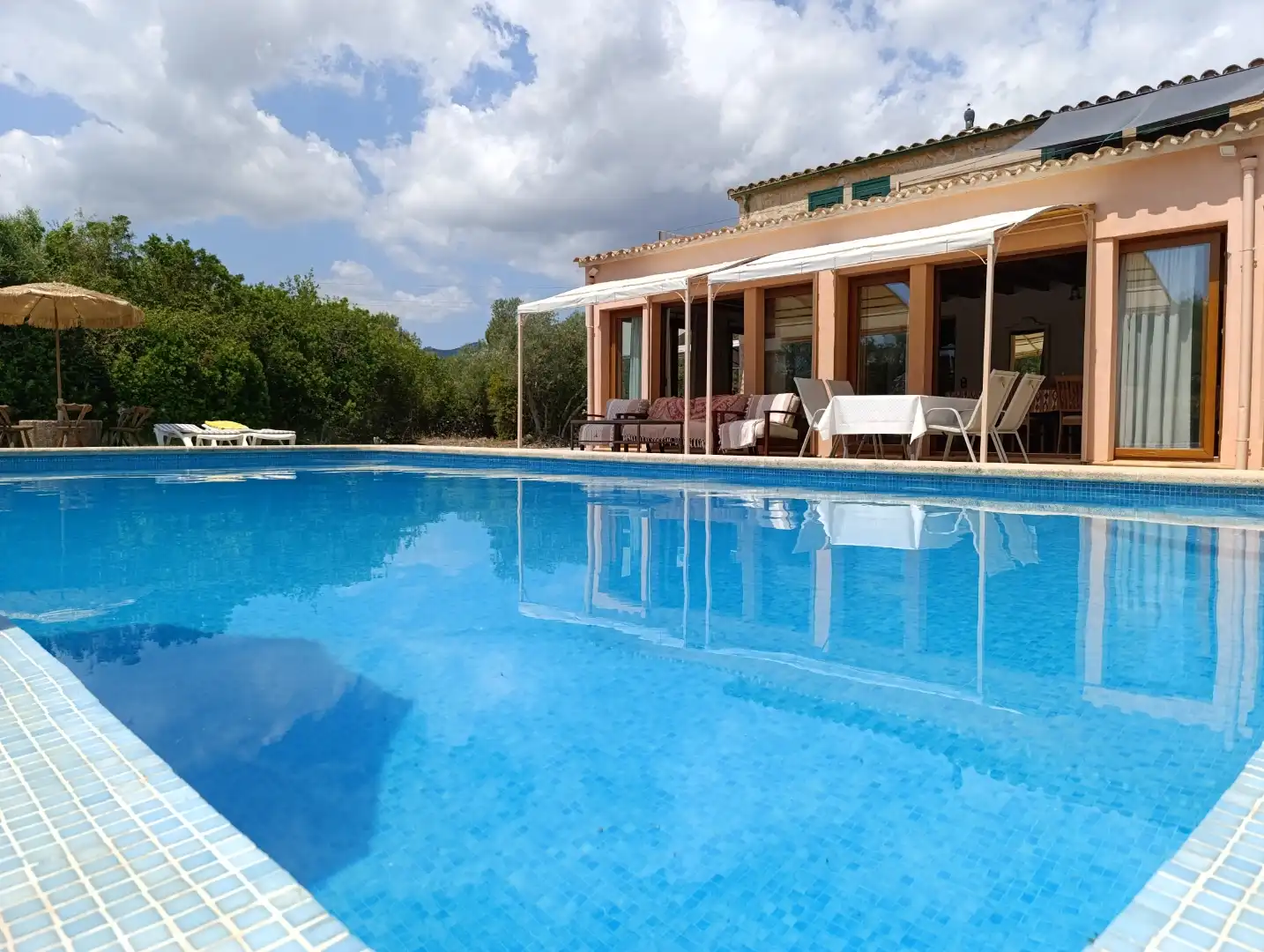 Piscina de Finca rústica en venta en Pollença con Terraza y Piscina