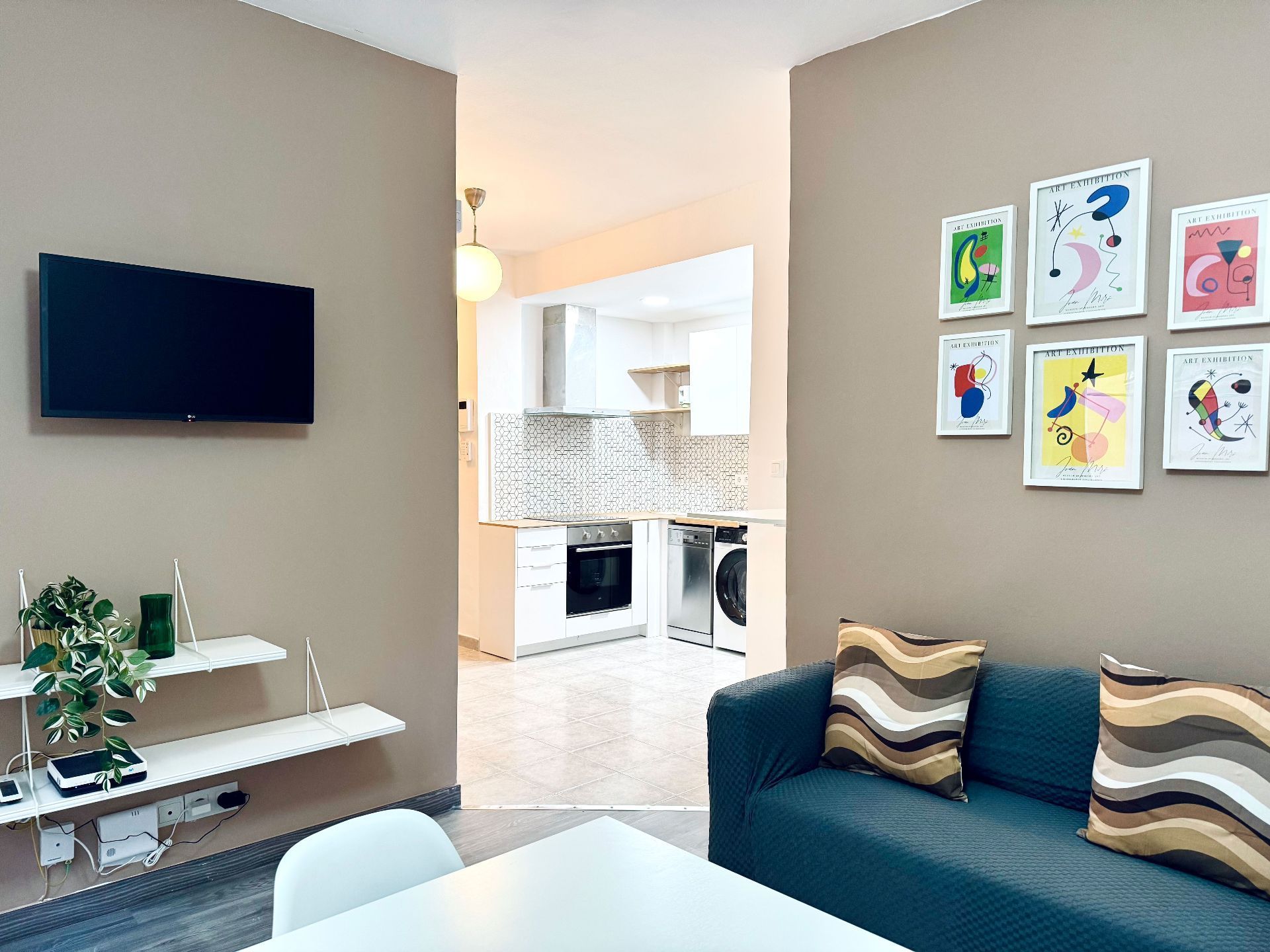 Sala d'estar de Pis de lloguer en  Tarragona Capital amb Aire condicionat, Calefacció i Terrassa