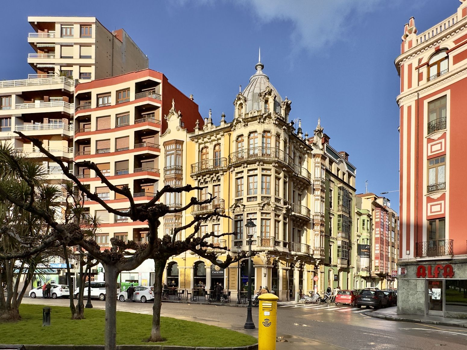 Exterior view of Flat for sale in Gijón   with Heating, Parquet flooring and Terrace