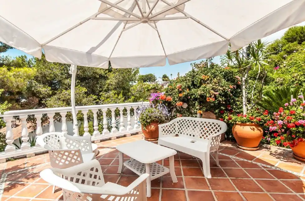 Terraza de Casa o chalet en venta en Vélez-Málaga con Aire acondicionado, Jardín privado y Terraza