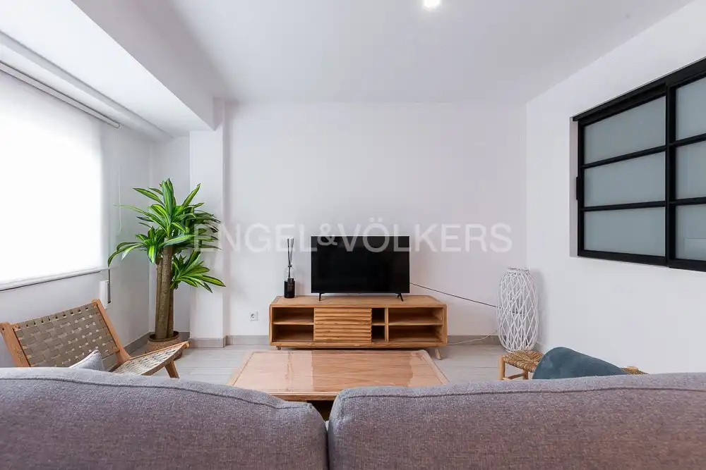 Sala de estar de Piso de alquiler en Valencia con Aire acondicionado, Calefacción y Amueblado