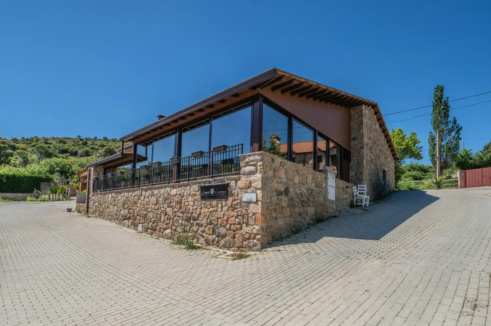 Vista exterior de Casa o chalet en venta en Santa María de la Alameda con Aire acondicionado, Calefacción y Terraza
