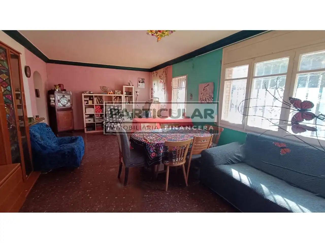 Living room of Houses for sale in Sant Cugat del Vallès  with Heating, Private garden and Terrace