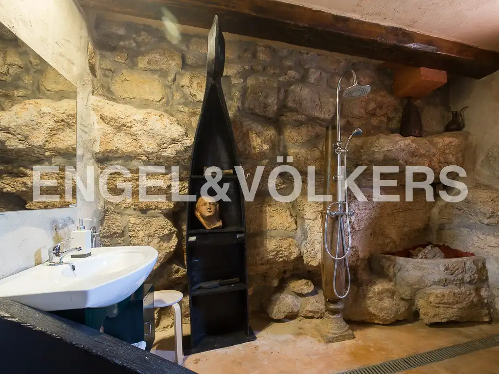 Baño de Casa o chalet en venta en Enguera con Aire acondicionado, Calefacción y Jardín privado