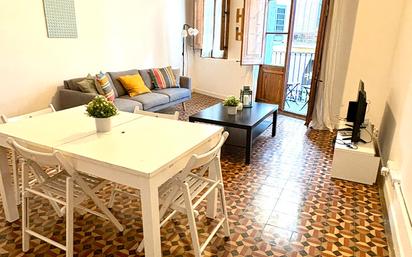 Living room of Loft to rent in  Barcelona Capital  with Air Conditioner, Furnished and Oven