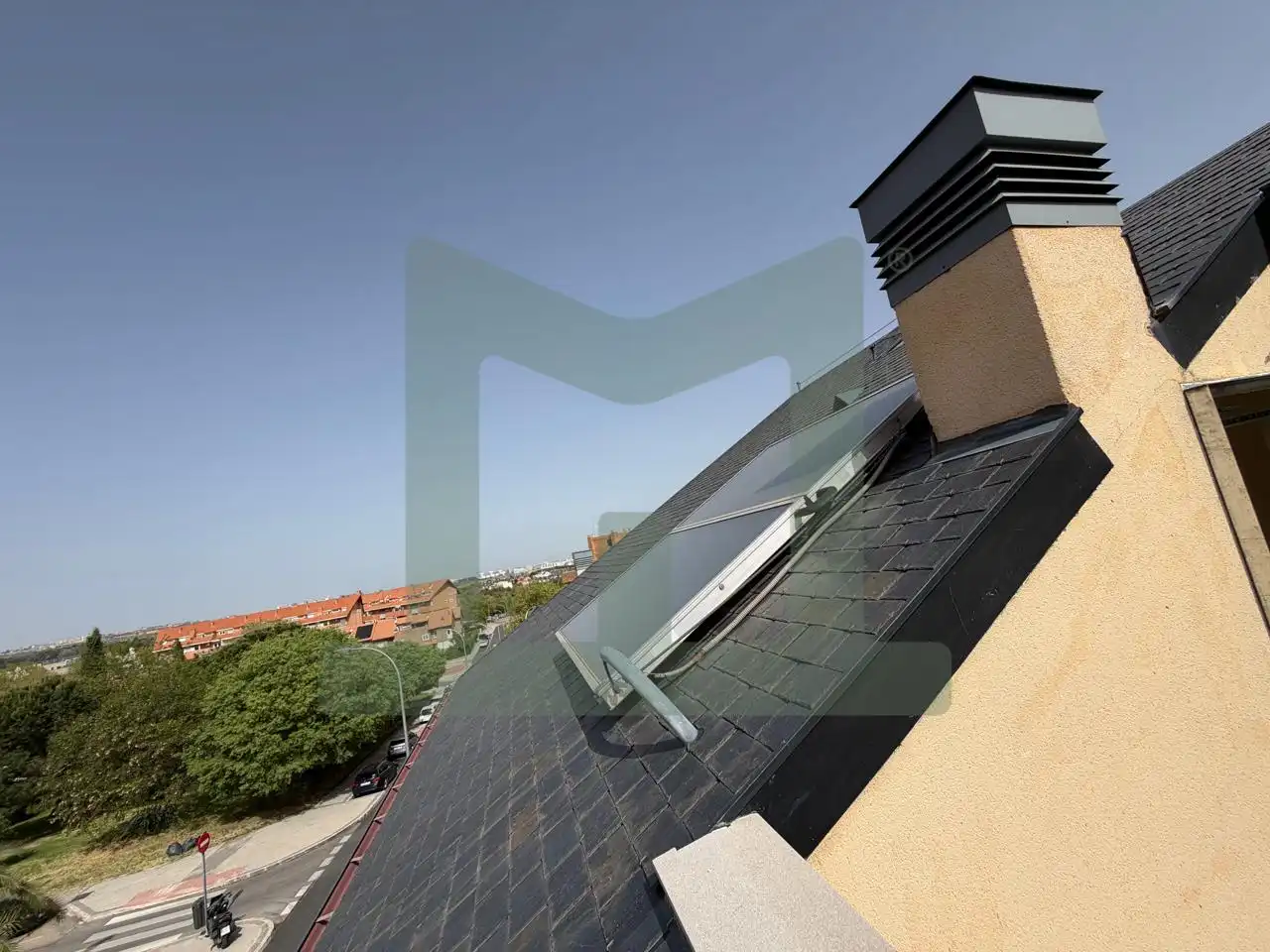 Vista exterior de Casa o chalet en venta en Madrid con Aire acondicionado, Jardín privado y Terraza