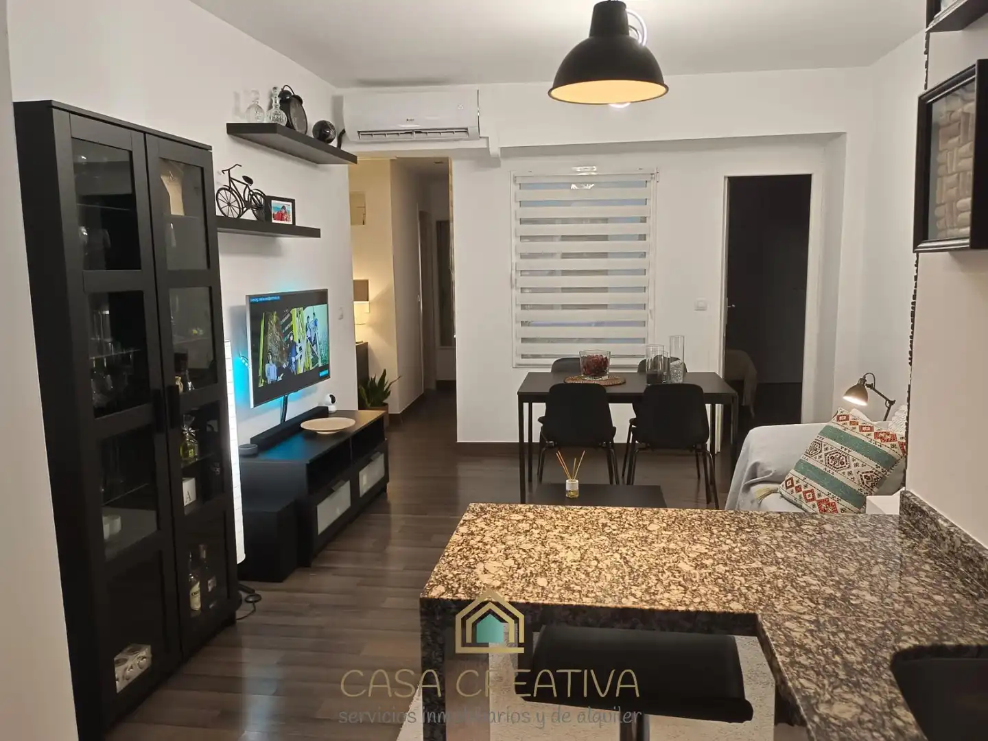 Living room of Flat for sale in Alzira  with Air Conditioner, Heating and Furnished