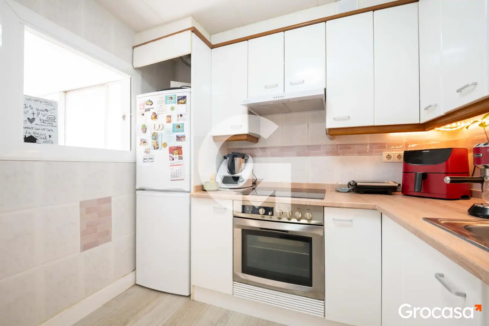 Kitchen of Flat for sale in Mataró  with Air Conditioner, Heating and Terrace