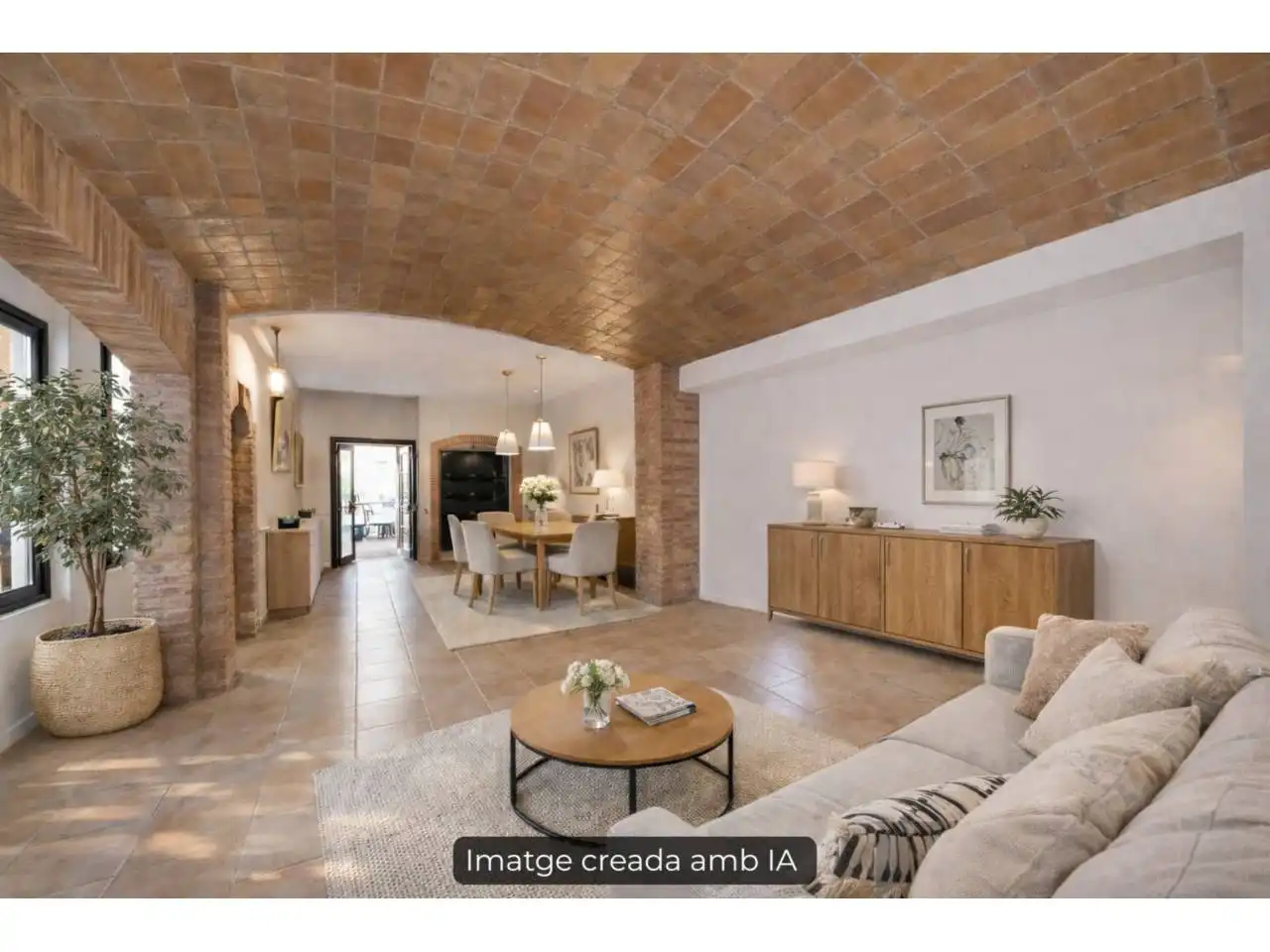 Sala de estar de Casa o chalet en venta en Sabadell con Calefacción y Terraza