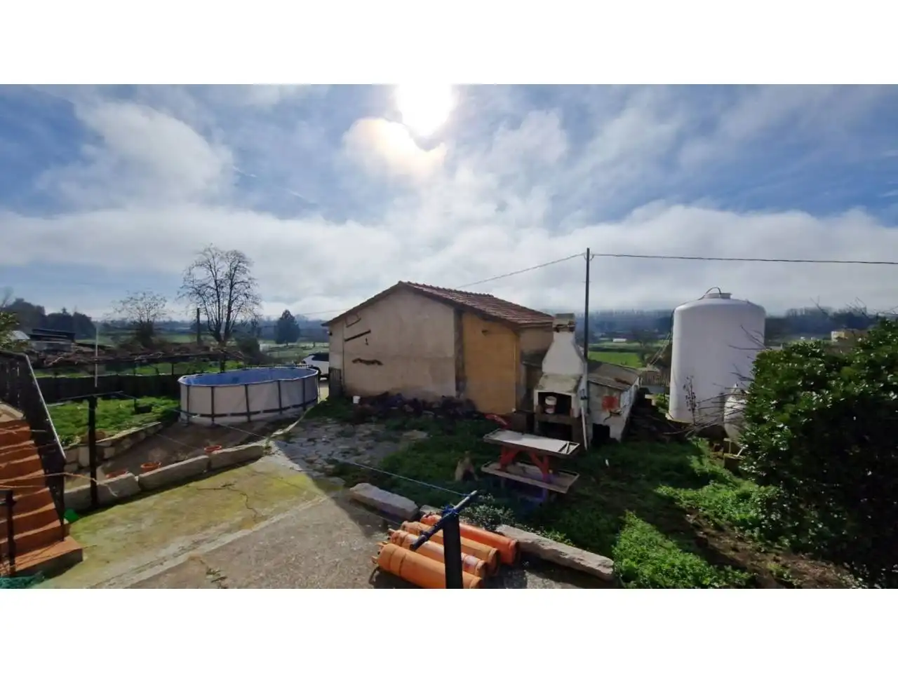 Vista exterior de Finca rústica en venda en Ciudad Rodrigo amb Aire condicionat, Calefacció i Terrassa