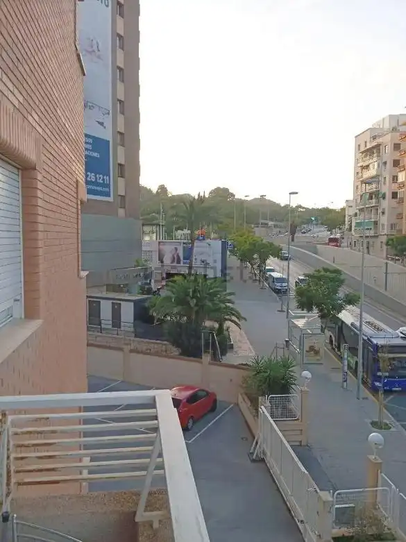 Vista exterior de Pis en venda en Alicante / Alacant amb Aire condicionat, Jardí privat i Moblat