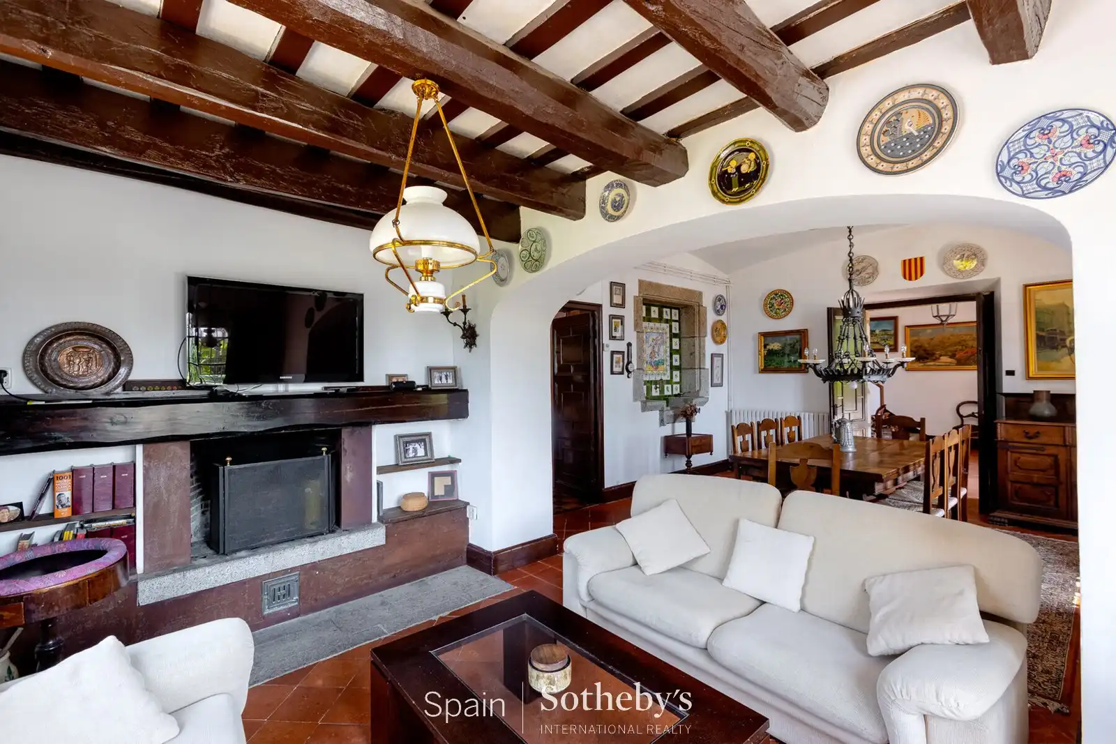 Sala de estar de Casa o chalet en venta en Cabrera de Mar con Calefacción, Jardín privado y Trastero