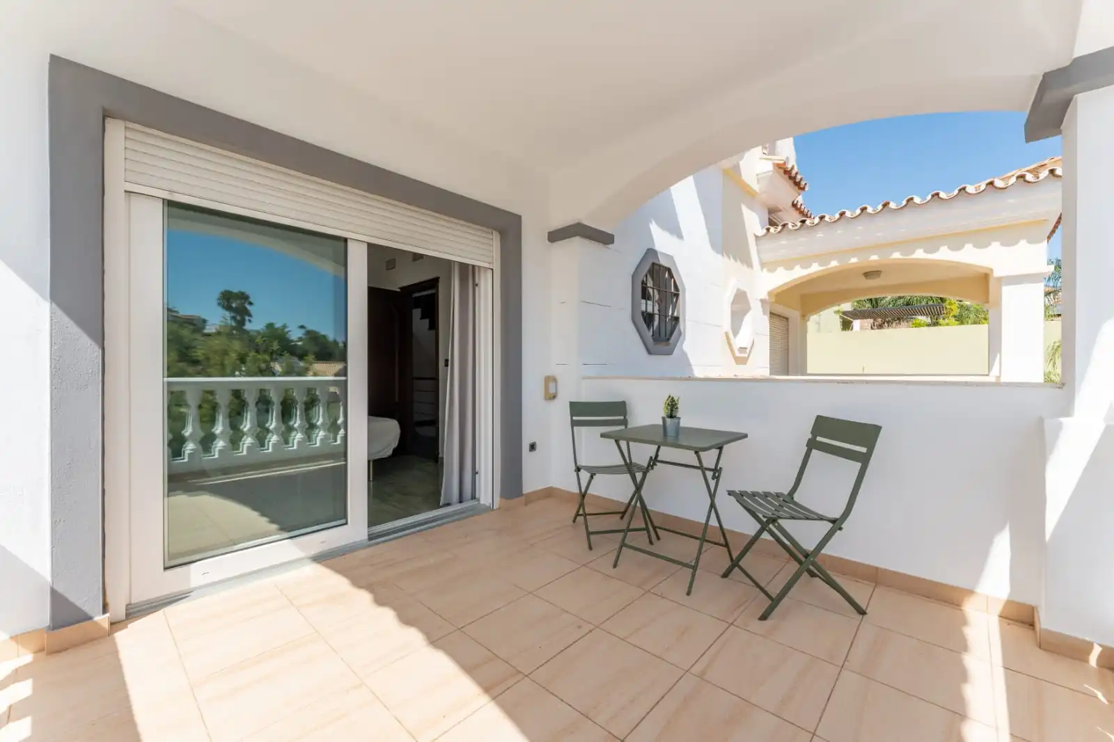 Terraza de Casa adosada de alquiler en Benalmádena con Aire acondicionado, Terraza y Trastero