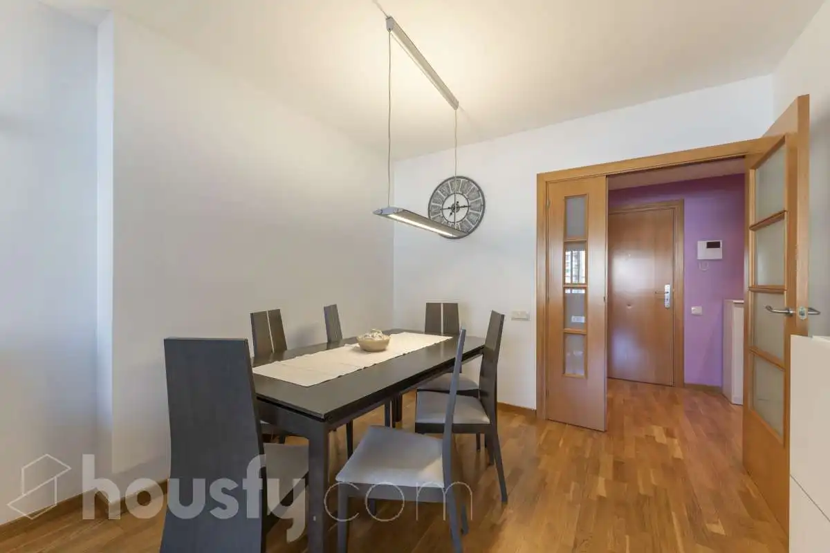 Dining room of Flat for rent in Mataró  with Air Conditioner, Heating and Parquet flooring