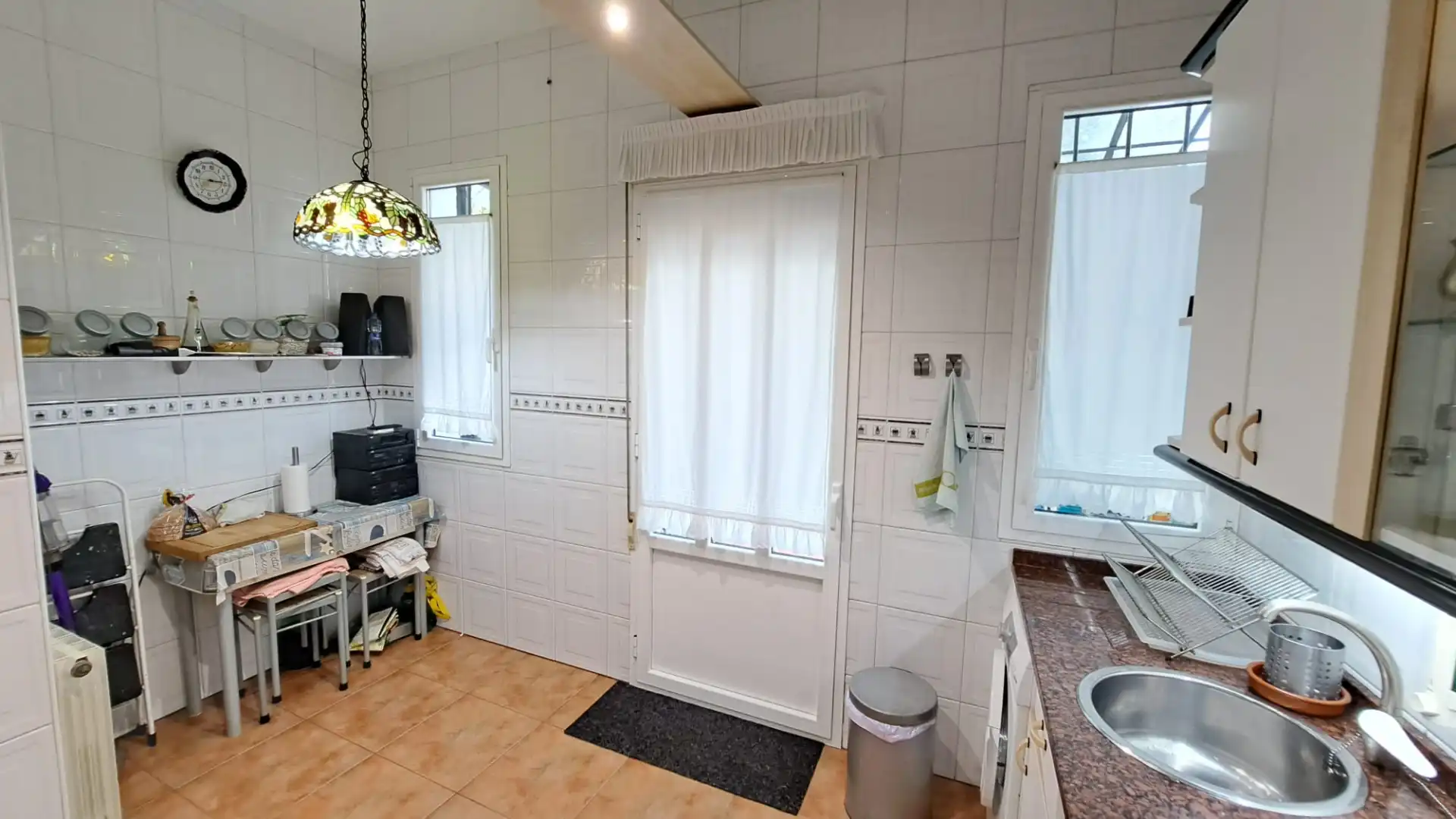 Cuina de Casa o xalet en venda en Bilbao  amb Calefacció, Jardí privat i Terrassa