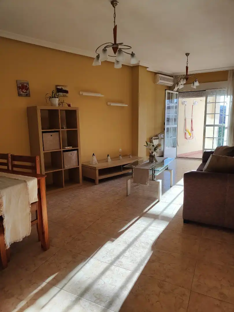 Living room of Flat for rent in Plasencia  with Air Conditioner, Heating and Terrace