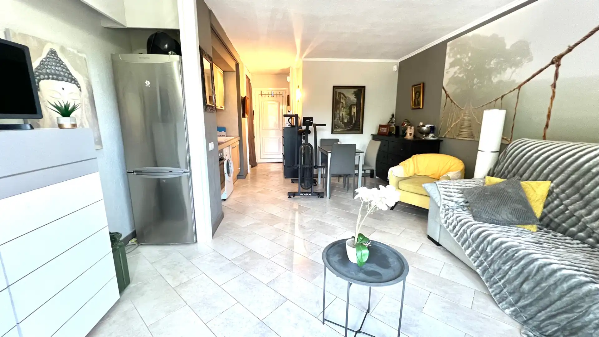 Sala de estar de Estudio en venta en Alcúdia con Aire acondicionado, Terraza y Trastero