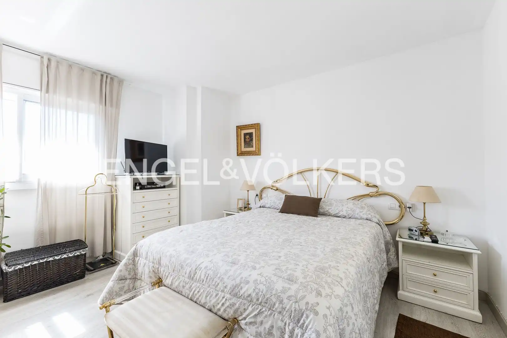 Schlafzimmer von Wohnung zum Verkauf in Esplugues de Llobregat mit Klimaanlage, Heizung und Parkett