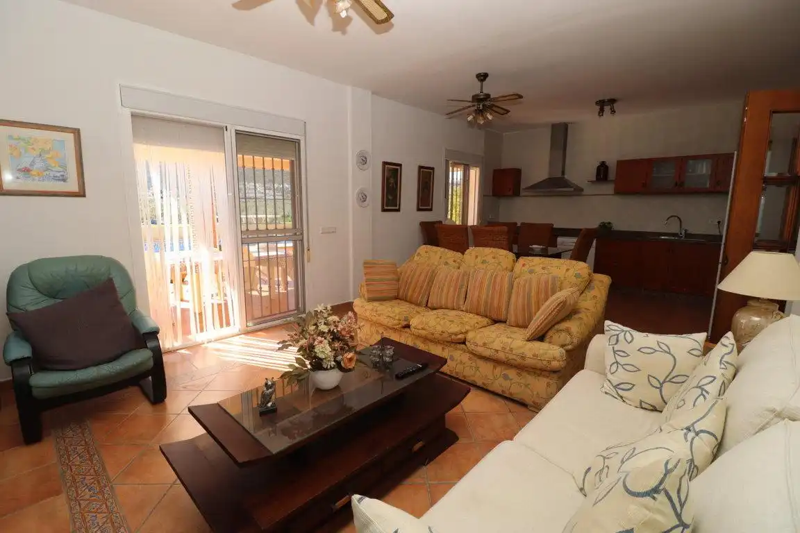 Living room of Houses for rent in Coín  with Private garden, Terrace and Swimming Pool