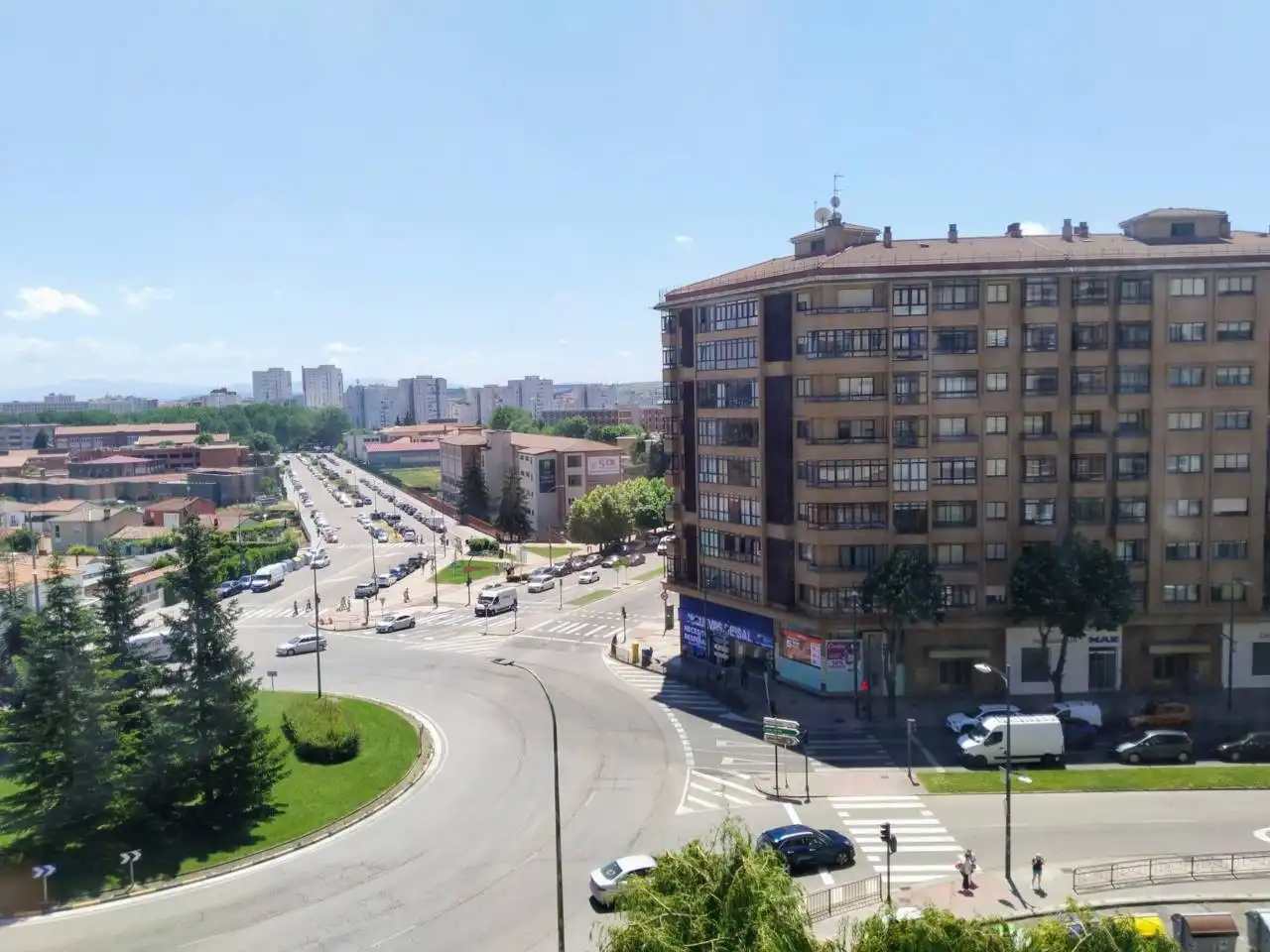 Exterior view of Flat for rent in Burgos  with Heating, Parquet flooring and Terrace