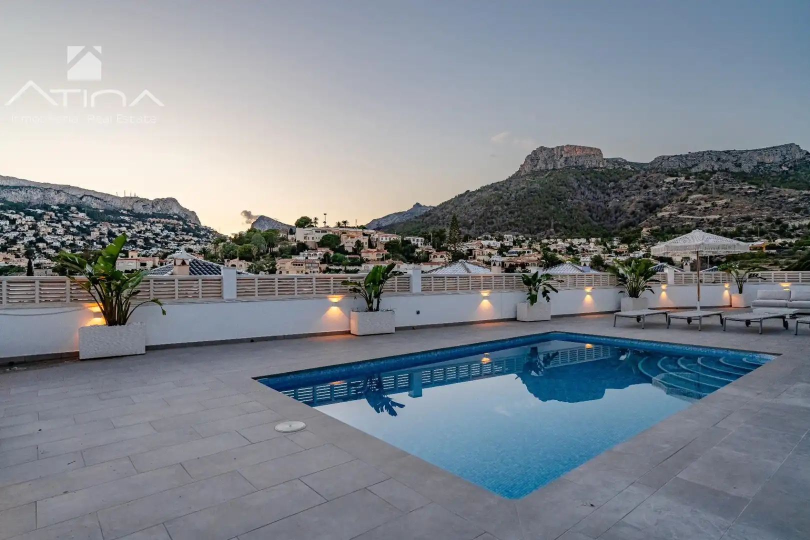 Piscina de Casa o xalet en venda en Calpe / Calp amb Aire condicionat, Calefacció i Jardí privat